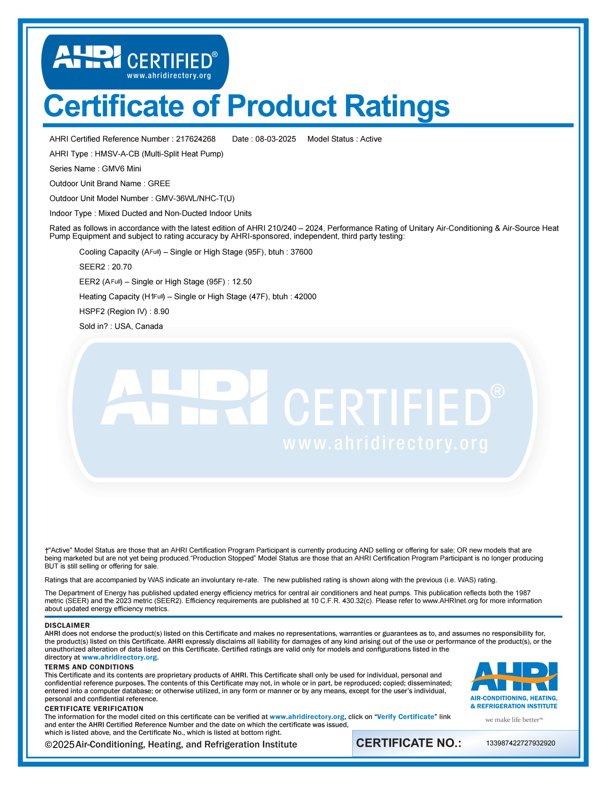 George Group certification document 04