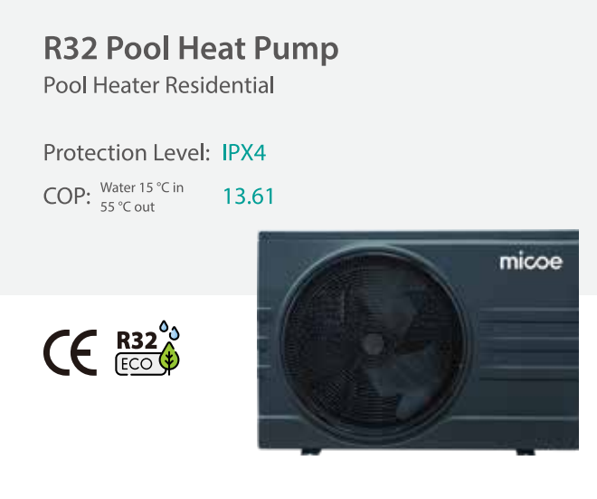R32 Pool Heat Pump