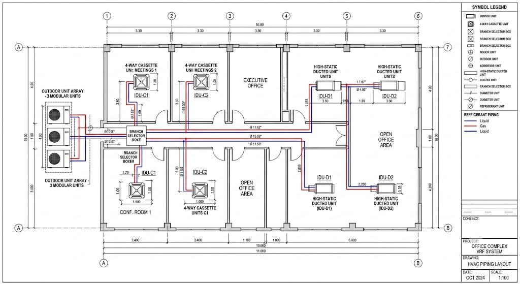 HVAC CAD Layout