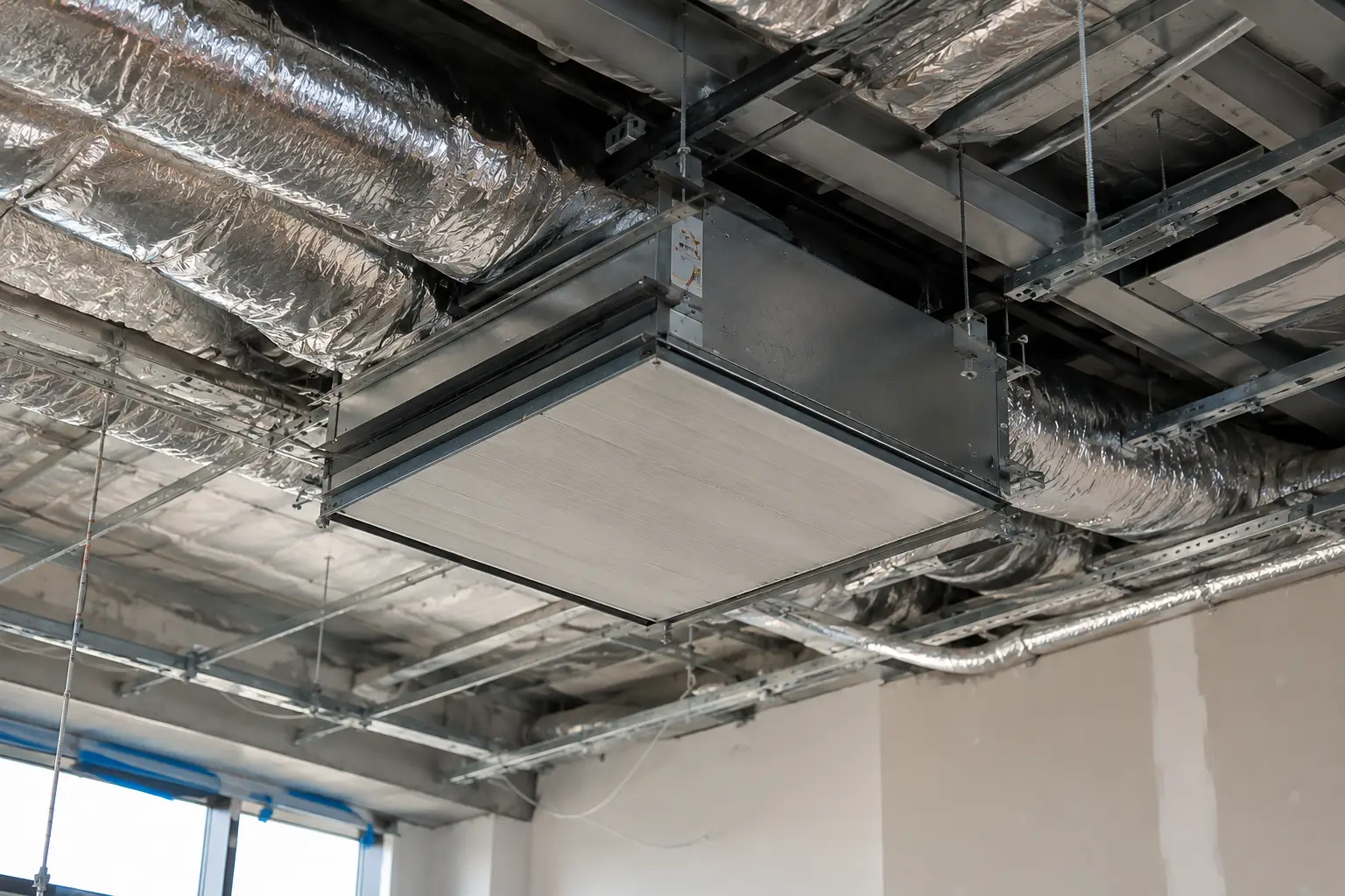 Insulated plenum box