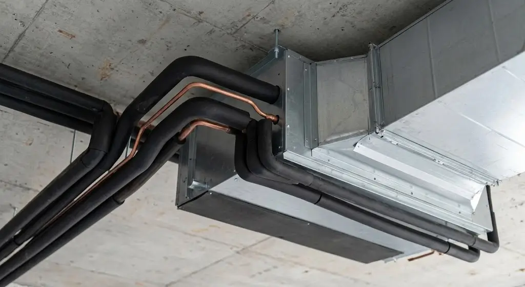 Refrigerant piping layout