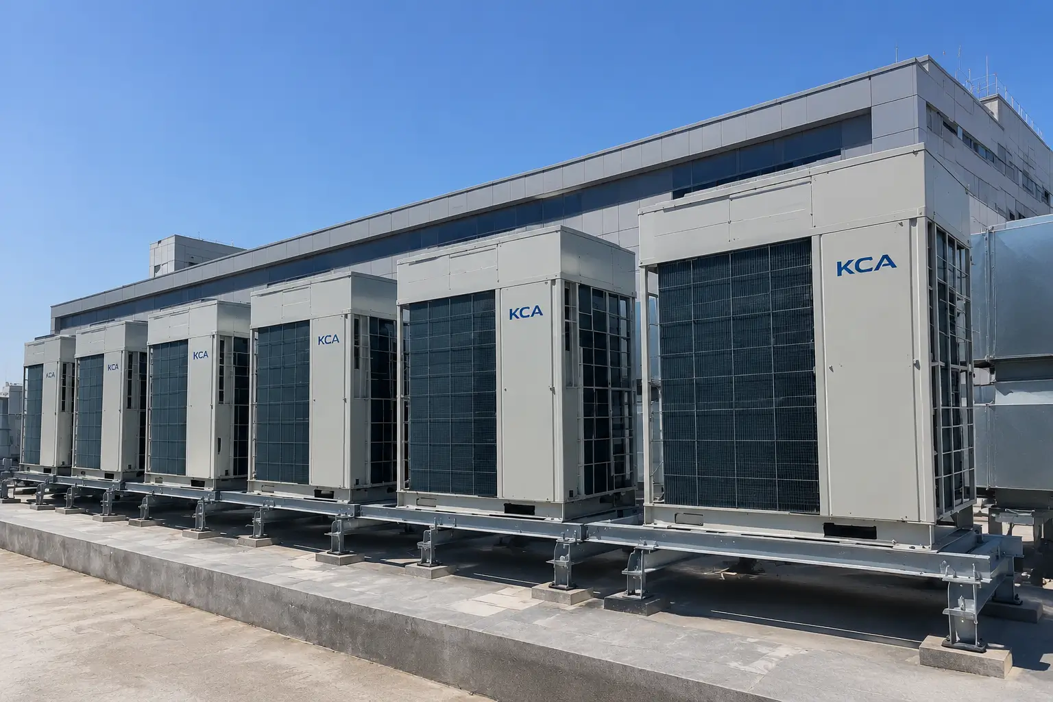 Rooftop VRF Outdoor Units Installation