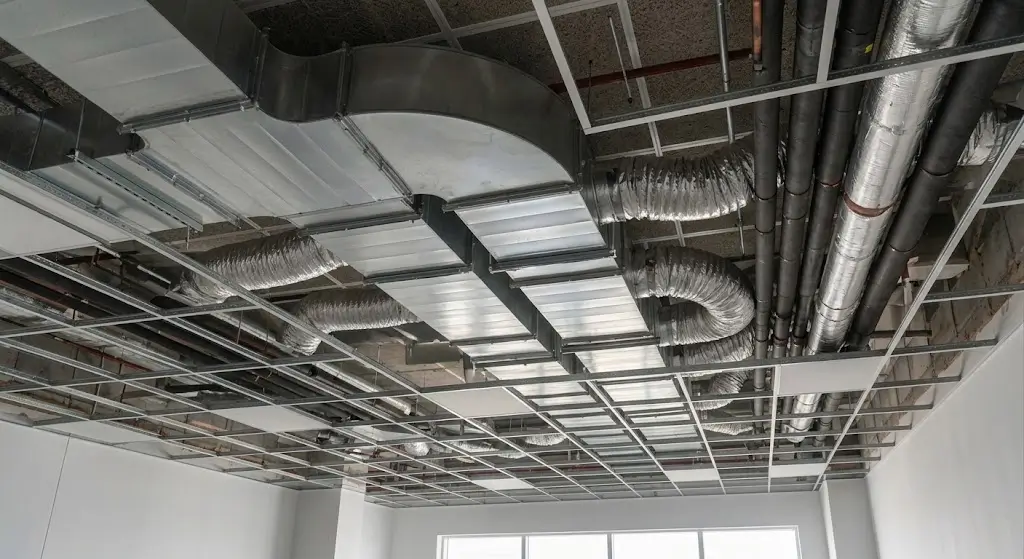 Ceiling Concealed Ductwork